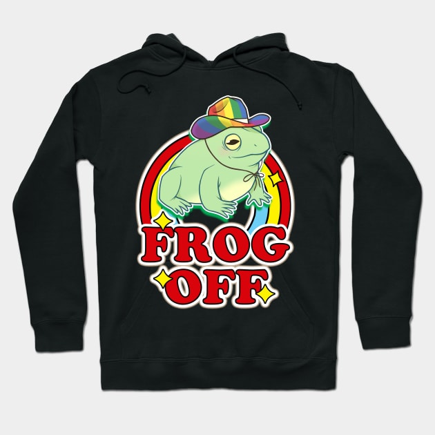 FROG OFF Hoodie by dinomikedesign